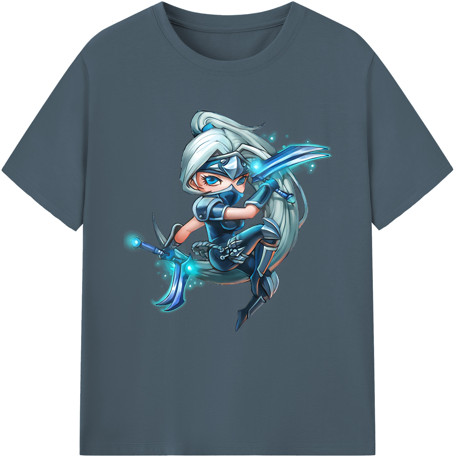 リーグ・オブ・レジェンド League of Legends LOL 綿100％半袖Tシャツ（フロントプリント）